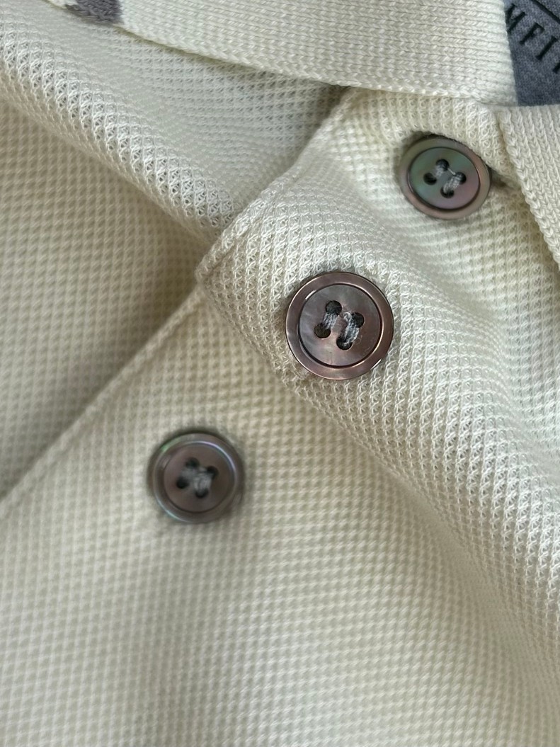 Old Money Style Mens Brown Gra - огляд і ціна Polo Shirt Pique