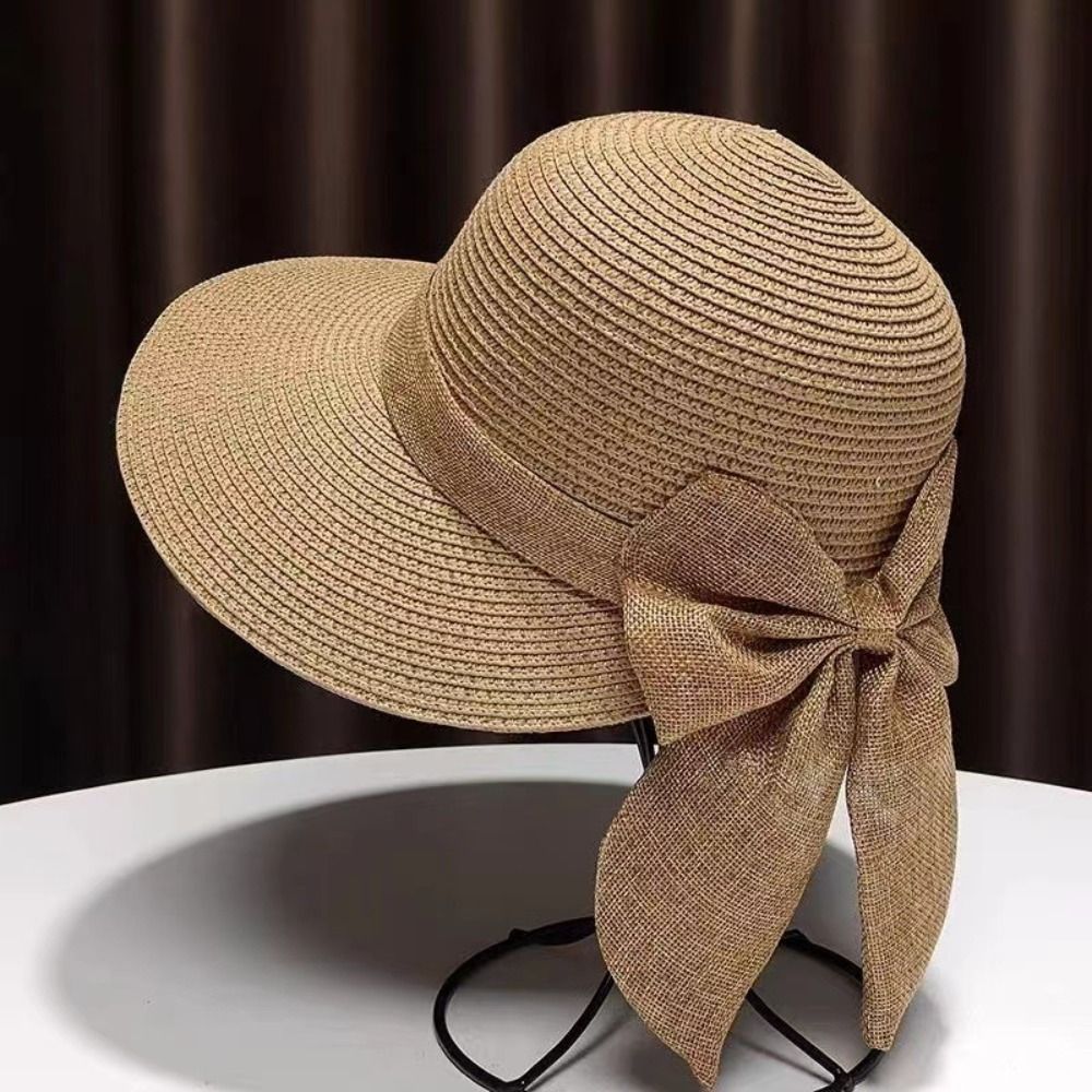 Bowknot Sun Hat Summer Breatha - огляд і ціна Bucket Hat Straw