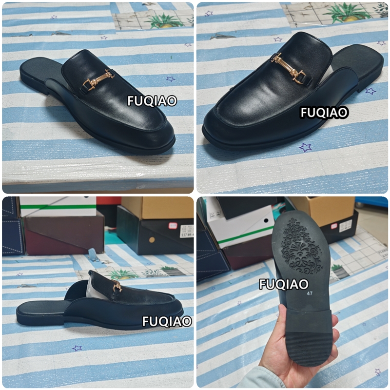 Casual Mules Men Leather Loafe - огляд і ціна Flip Flop Leather Men