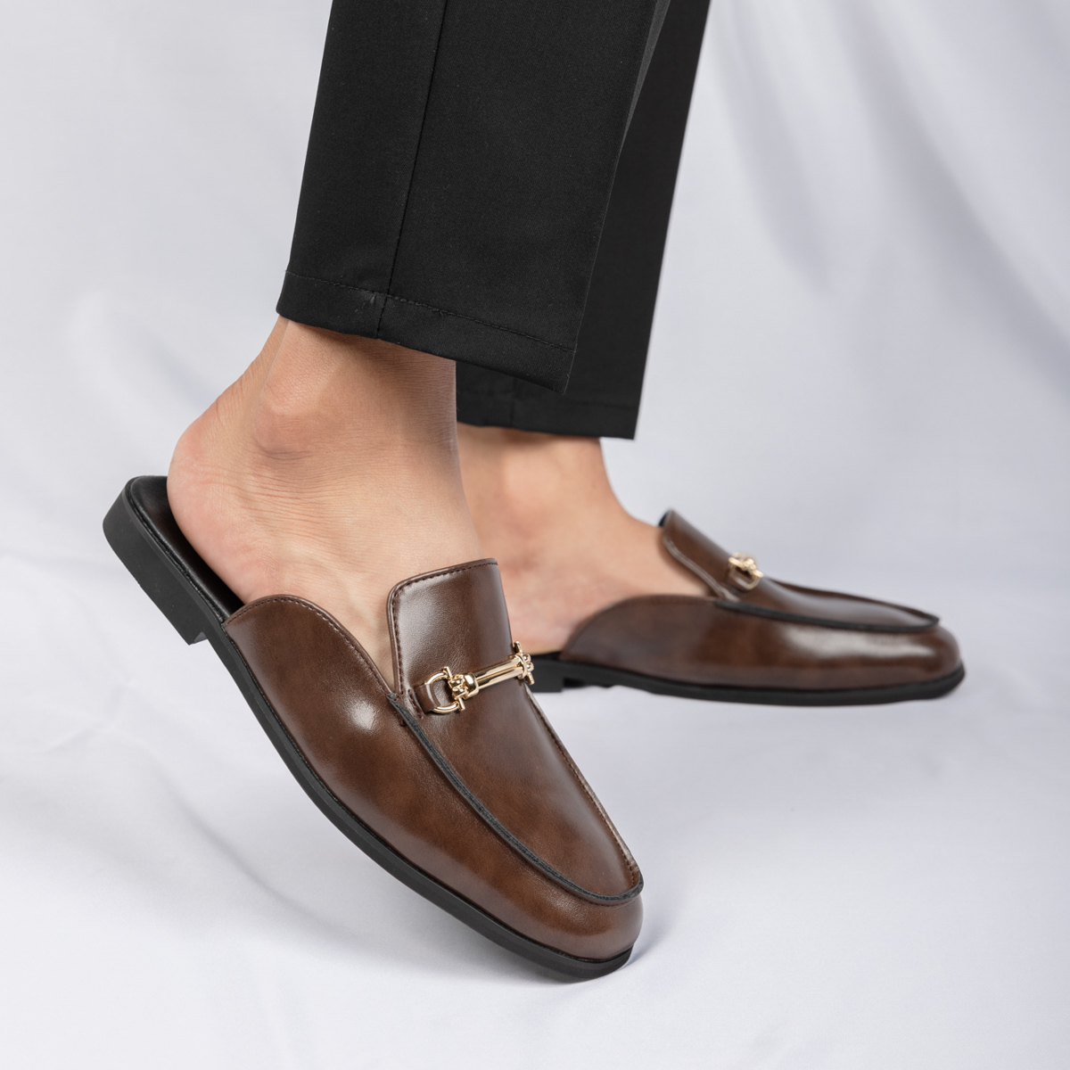 Casual Mules Men Leather Loafe - огляд і ціна Flip Flop Leather Men