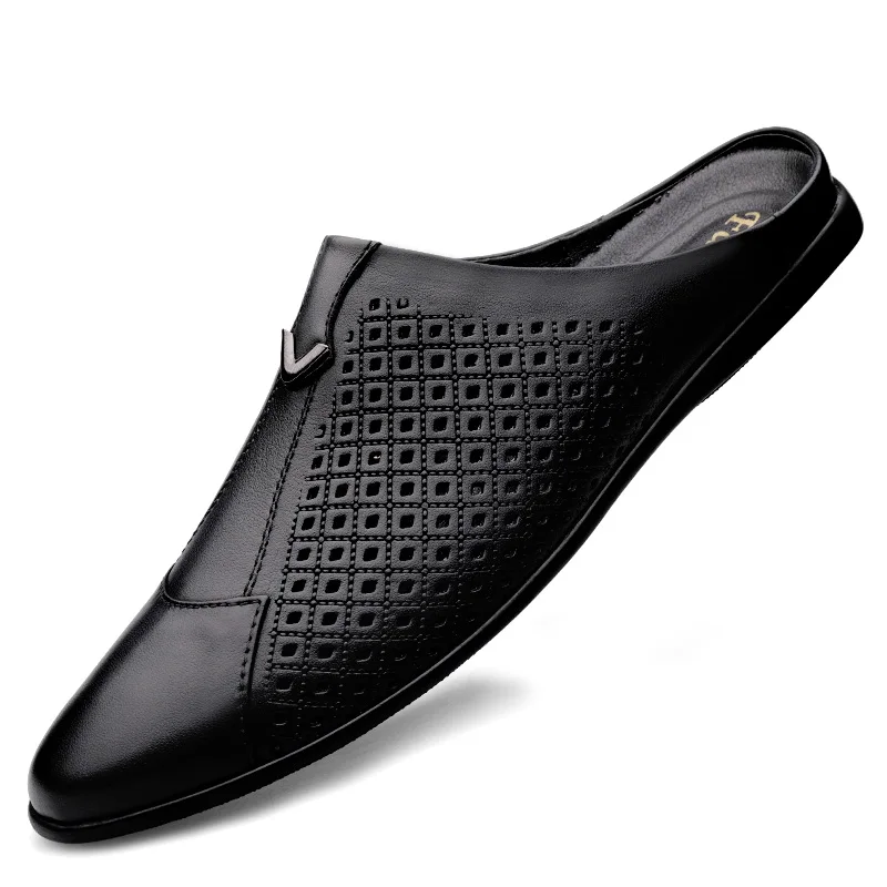 2025 Adult Summer Half Drag Pe - огляд і ціна Flip Flop Leather Men