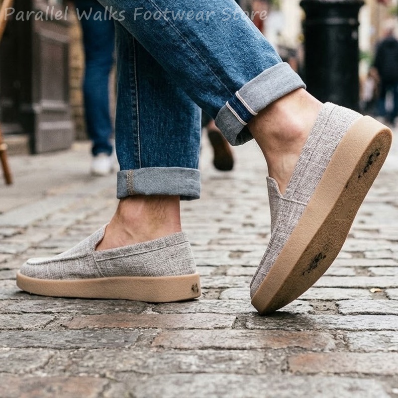 Men's Canvas Slip On Loafers B - огляд і ціна Espadrille Slip On