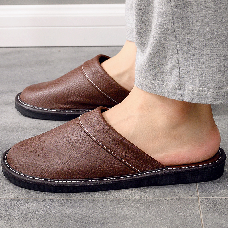 Autumn Winter Indoor Shoes 47  - огляд і ціна Flip Flop Leather Men